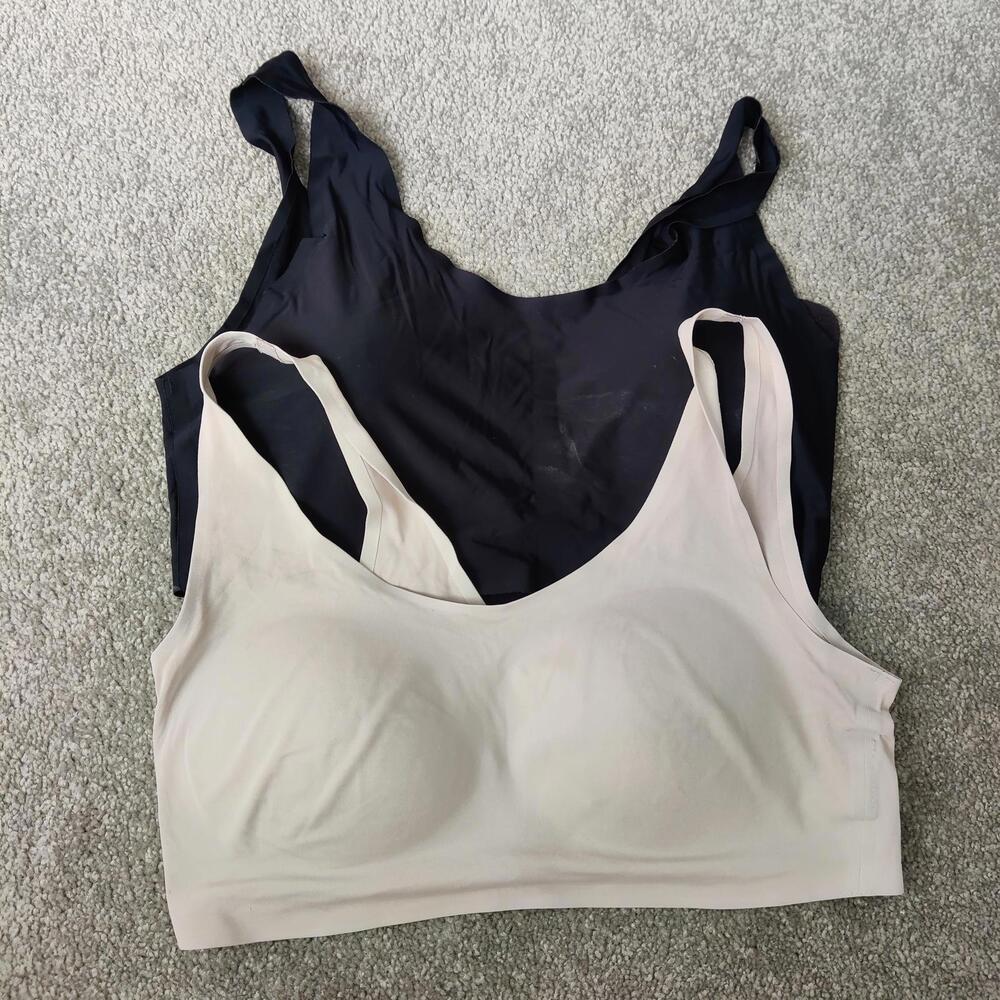 Women's Bra Set Size Medium Nude & Black Bench Bralette